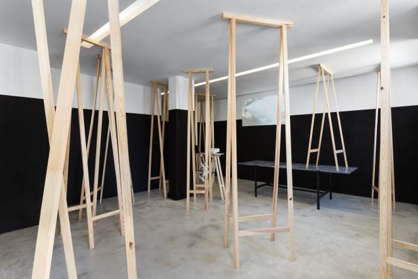Inaugurating our office with a site-specific installation by Clara Saracho